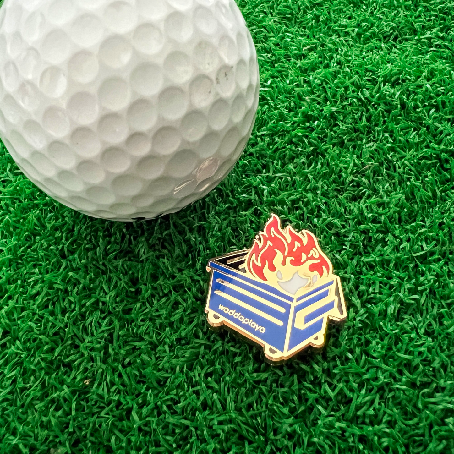 Dumpster Fire Ballmarker