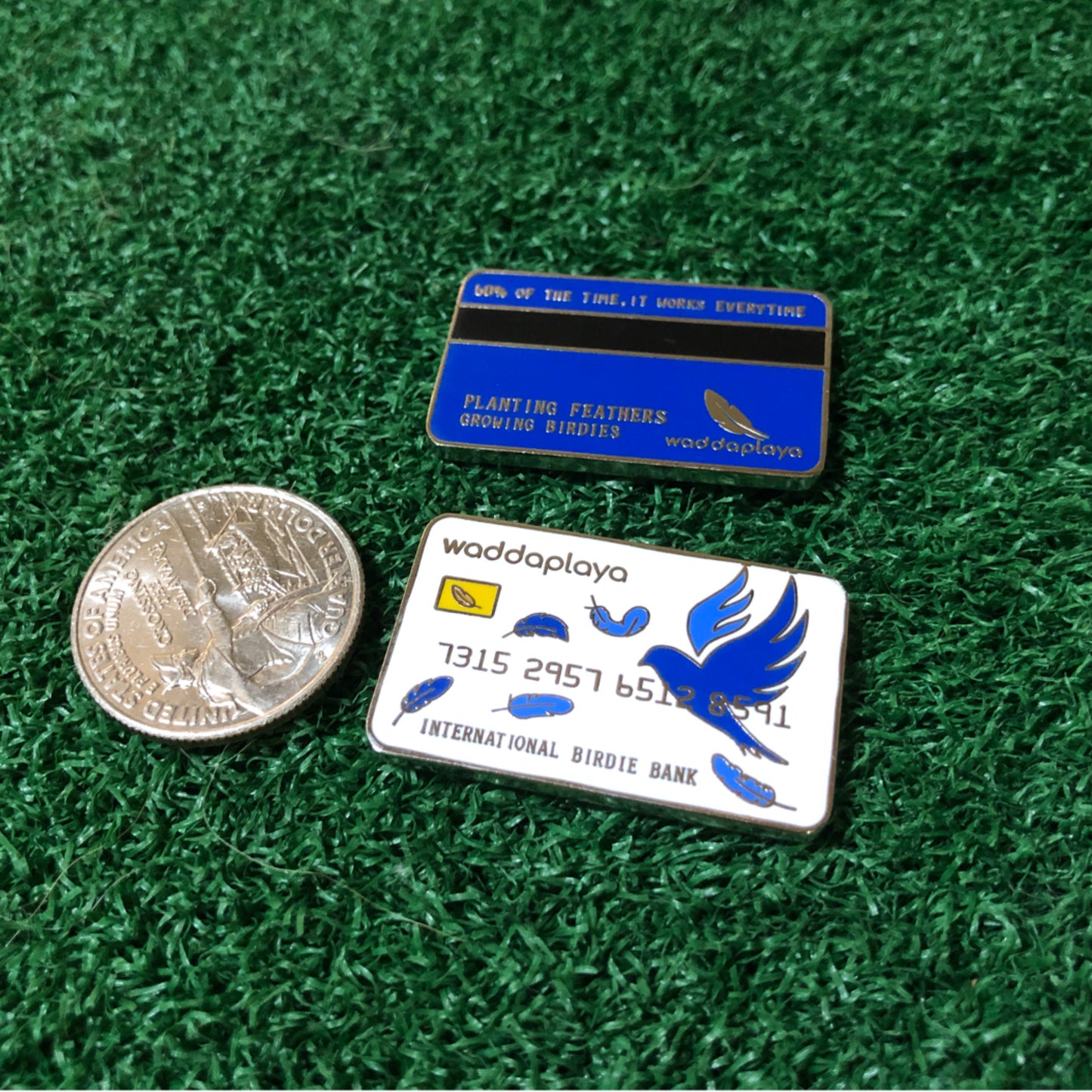 International Birdie Bank Credit Card Ballmarker