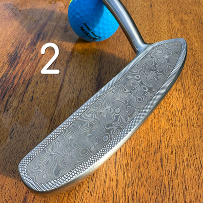 Bird Dog Damascus Raindrop Pattern Putter (Limited Edition Inlay)
