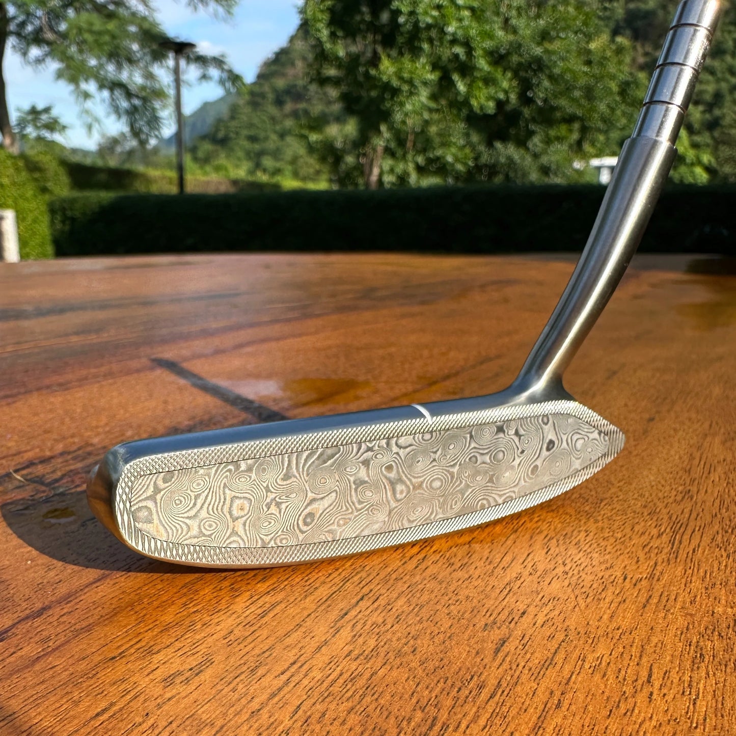 Bird Dog Damascus Raindrop Pattern Putter (Limited Edition Inlay)