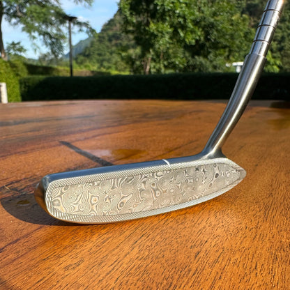 Bird Dog Damascus Raindrop Pattern Putter (Limited Edition Inlay)