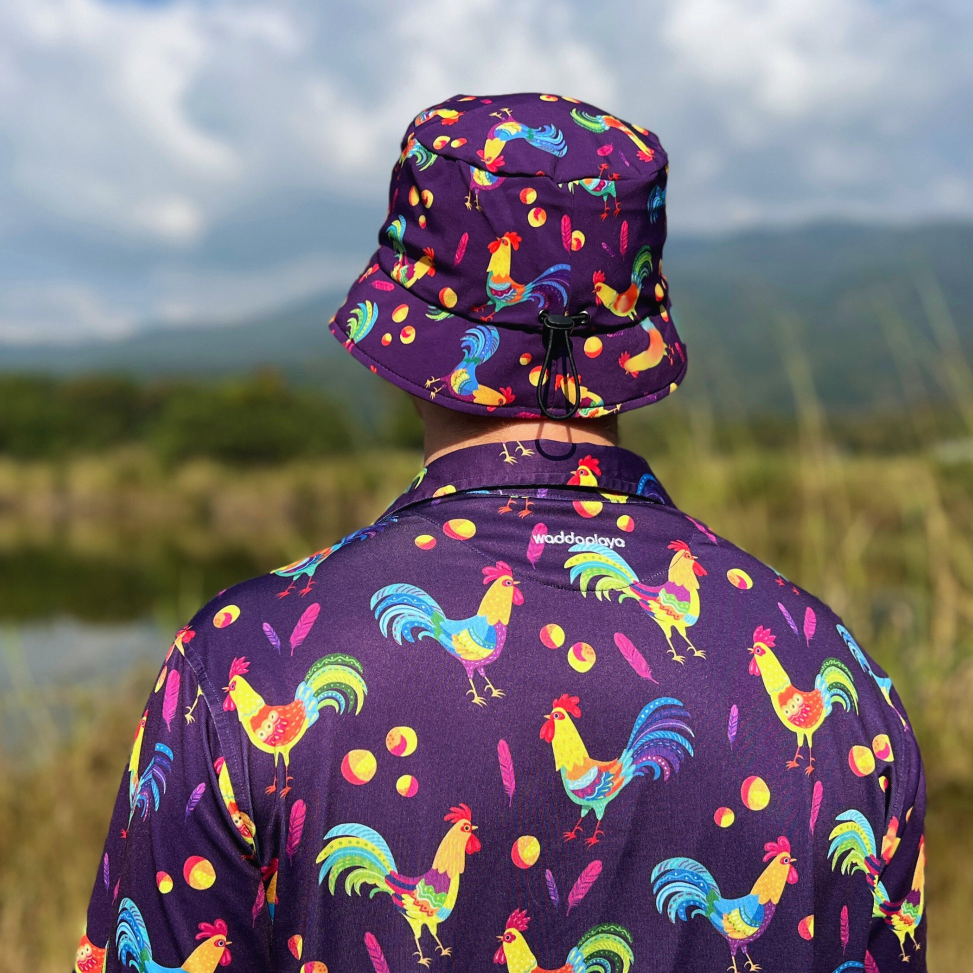 Köchenbolz Bucket Hat - Rooster Golf Hat UPF50+ | Waddaplaya Köchenbolz Bucket Hat - Rooster Golf Hat UPF50+ | Waddaplaya