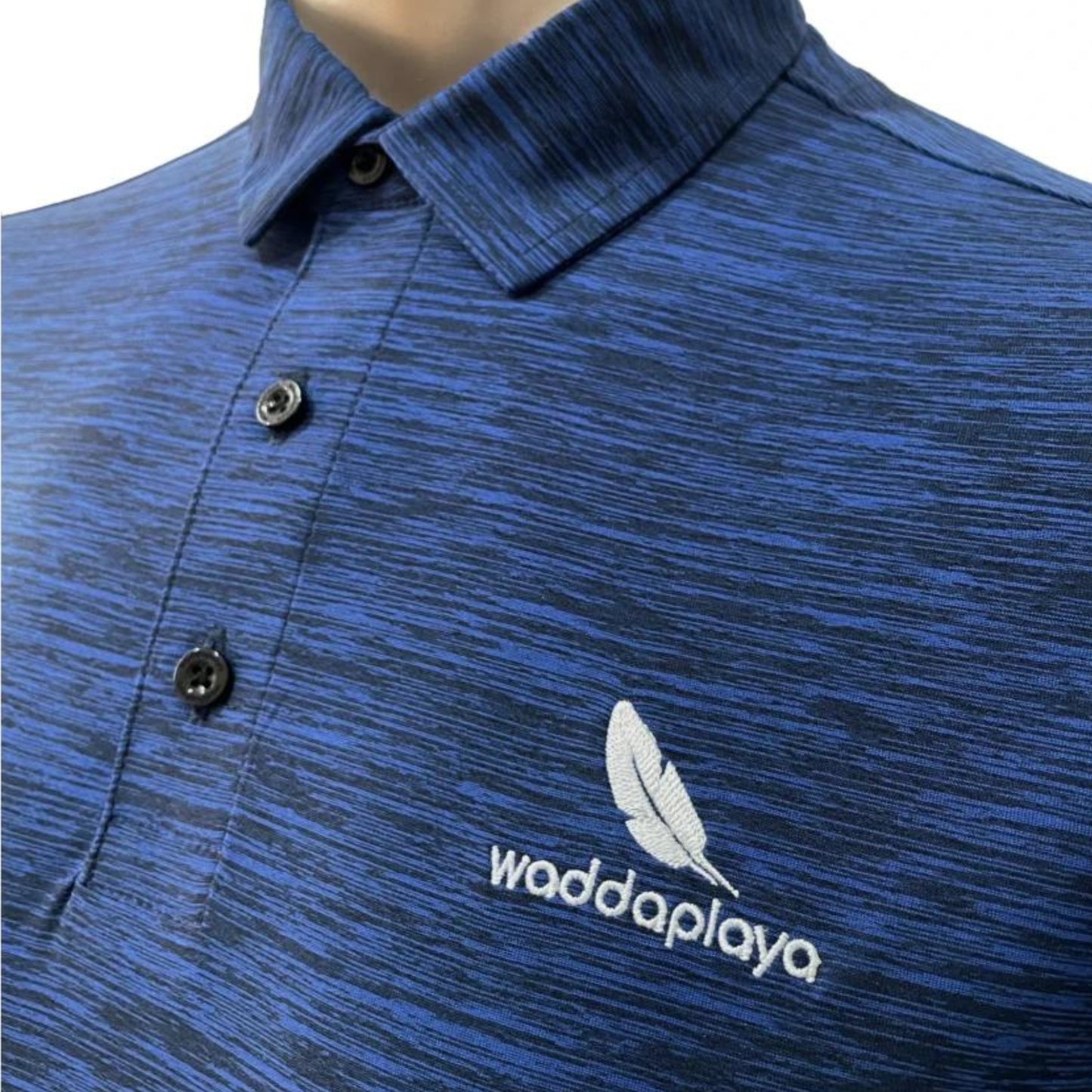 Back Nine Birdie Blue Polo