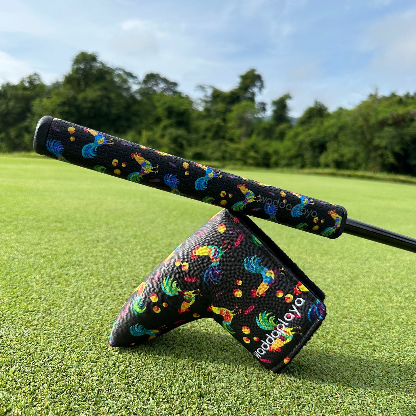 Bird Dog Damascus Raindrop Pattern Putter (Limited Edition Inlay)