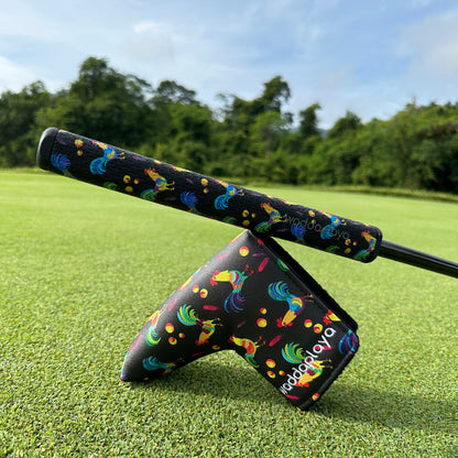 Bird Dog Damascus Raindrop Pattern Putter (Limited Edition Inlay)