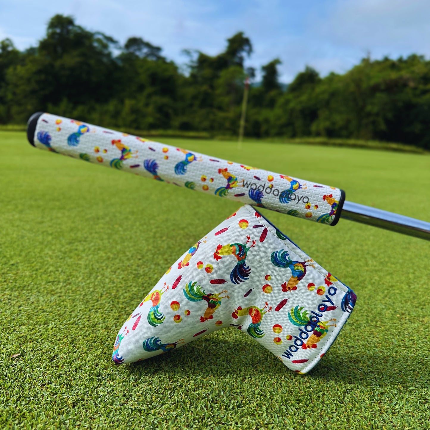 Bird Dog Damascus Raindrop Pattern Putter (Limited Edition Inlay)