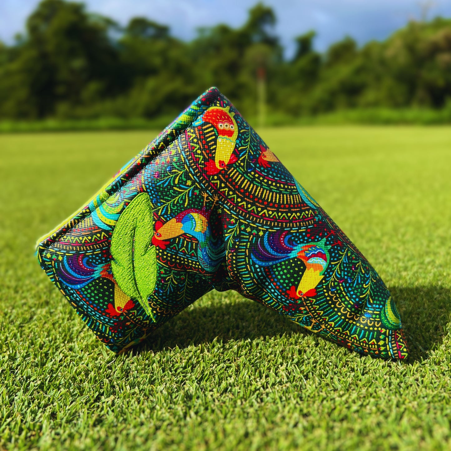 Bird Dog Damascus Raindrop Pattern Putter (Limited Edition Inlay)