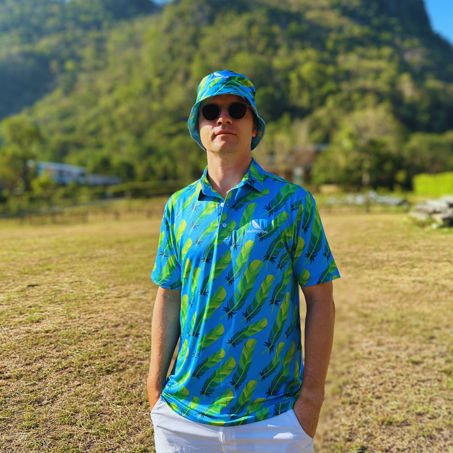 Sunny Weather Feather Polo