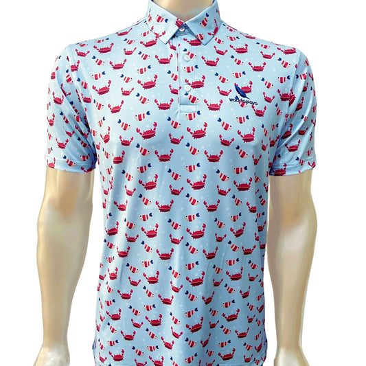 Mens patterned golf shirts discount