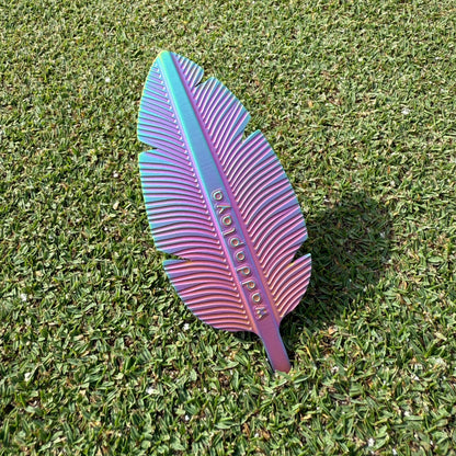 Single Prong Stainless Steel Feather Divot Tool