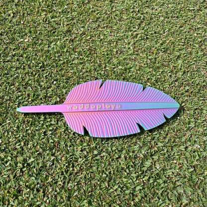 Single Prong Stainless Steel Feather Divot Tool