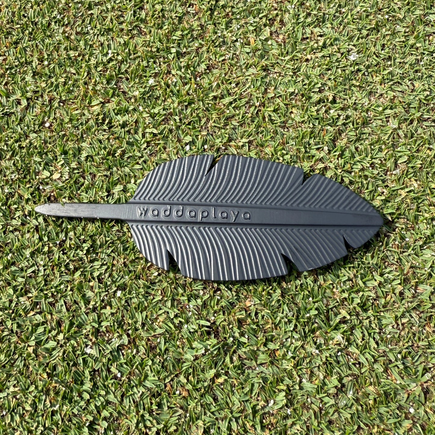 Single Prong Stainless Steel Feather Divot Tool