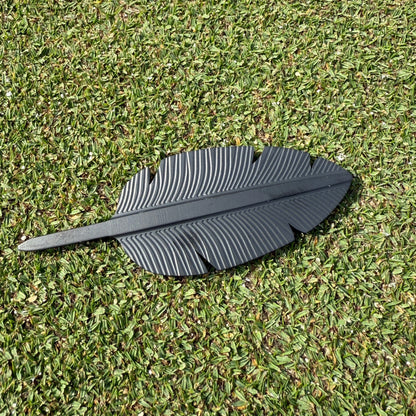 Single Prong Stainless Steel Feather Divot Tool
